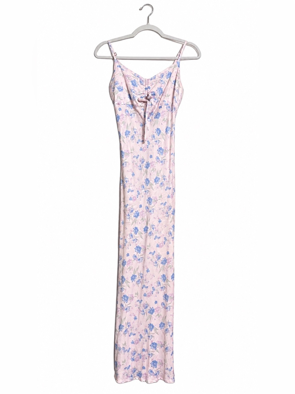 Women's Pink Floral Slip Nightgown